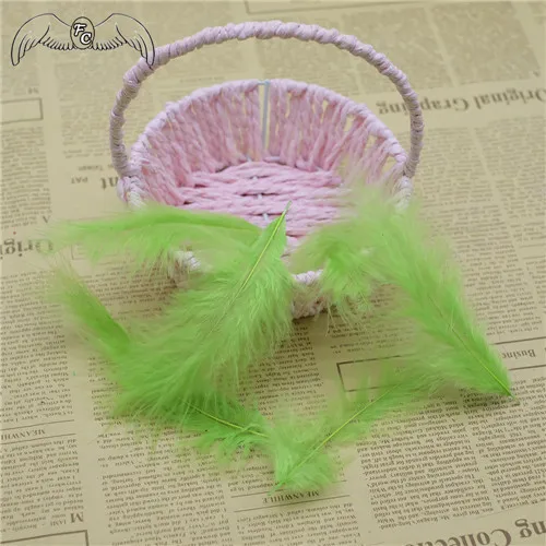 100pcs lime green 100 шт 4-6 дюймов 10-15 см индейка перо марабу пышное свадебное платье DIY ювелирные украшения аксессуары перья, пух - Цвет: 100pcs lime green