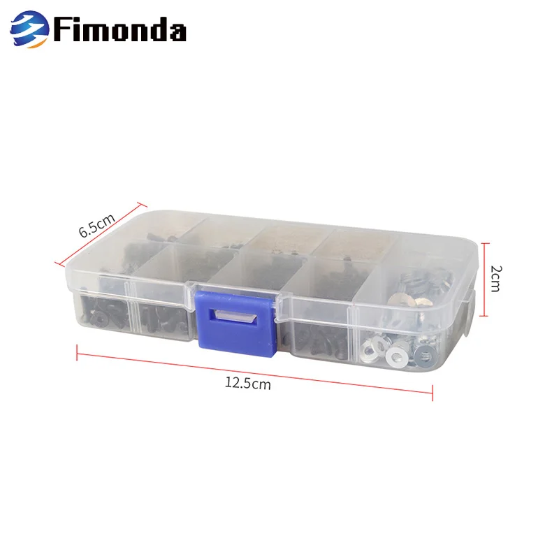 Набор винтов Fimonda 180 / 340 шт. набор HSP с шестигранным винтом шайба M3 M4 плоская