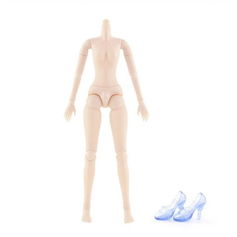 36cm Doll Body 36/42/60 см 24 шара шарнирная кукла тело подвижная BJD Обнаженная кукла женская фигура тело DIY игрушка игрушки для девочек подарок - Цвет: 36cm Doll Body