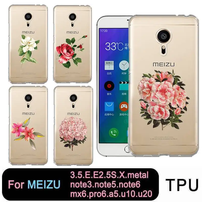 Qmswei мягкий термополиуретановый Чехол для мобильного телефона чехол meilan MX6 pro6 u10 u20
