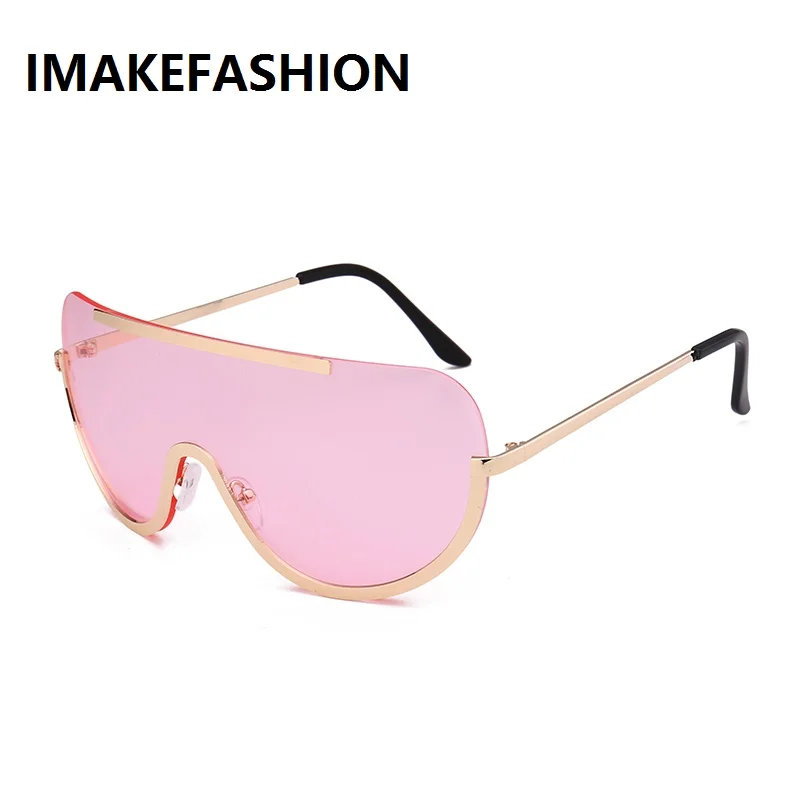 IMAKEFASHION 2017 оверсайз солнцезащитные очки для женщин большой экран люкс JWW236|oversized