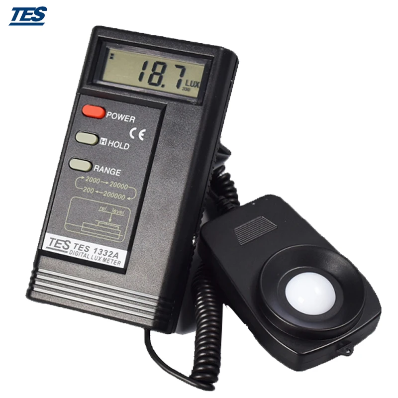 

TES1332A Digital Lux Light Meter 0.01~200000 Lux
