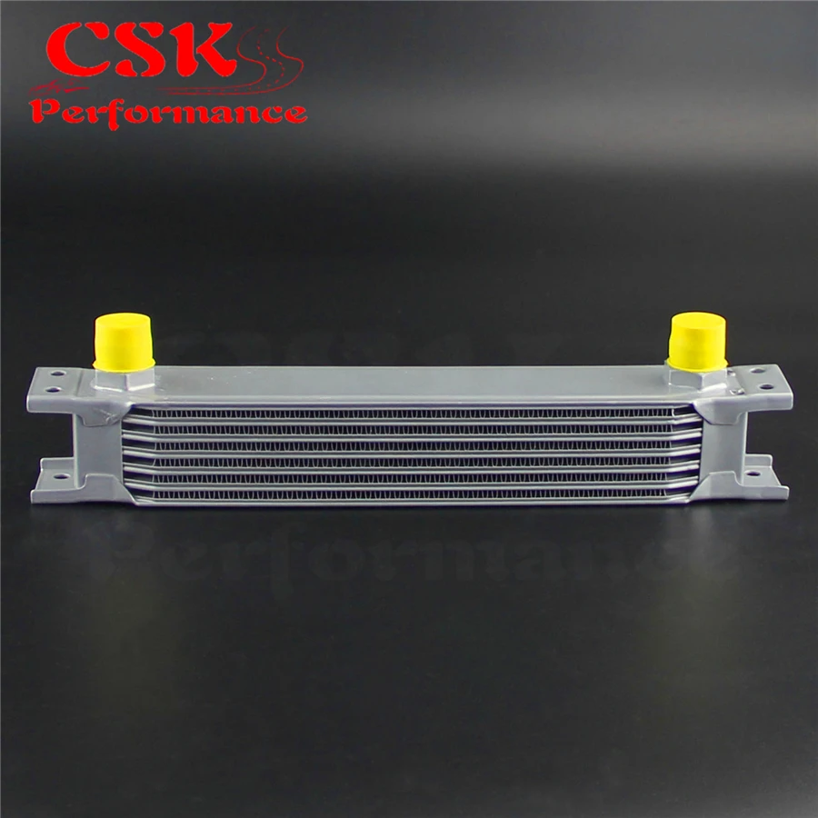 Универсальный 7 рядный Алюминиевый Масляный радиатор двигателя AN10