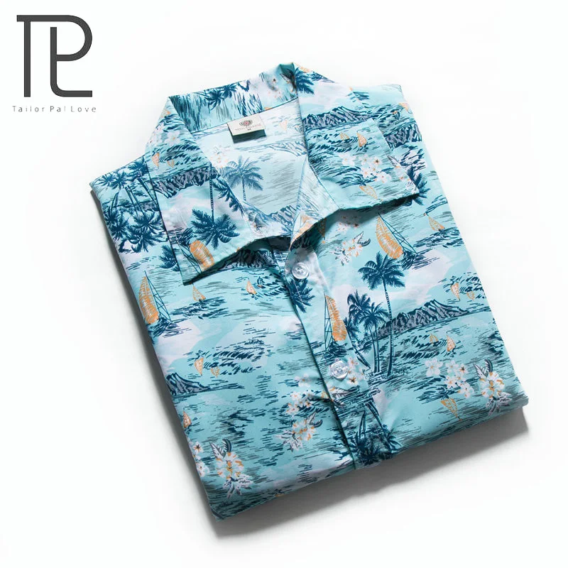 Мужская гавайская рубашка Tailor Pal Love Повседневная летняя с коротким рукавом 2020 |