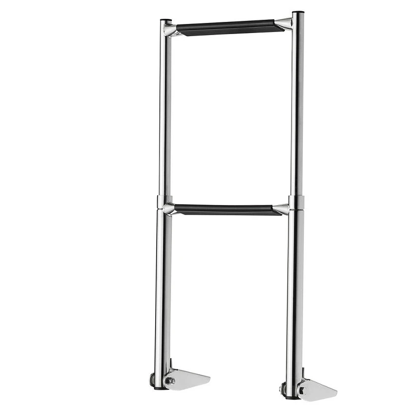 2 Step Ladder Нержавеющая сталь 2 шаг телескопическая лодка лестница морской транец посадка лестница 60*27 см складные лестницы - Цвет: 2 Step Ladder