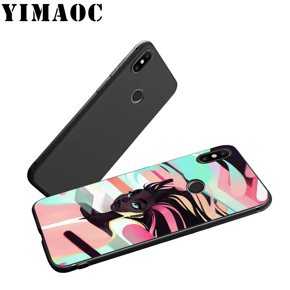 Мягкий силиконовый чехол YIMAOC Loish Sea Girl Gumdrop для Xiaomi Redmi Note 9 Mi 8 Se 7 6 6A A1 A2 4X 4A 5A 5 MAX 3 MiA1 |