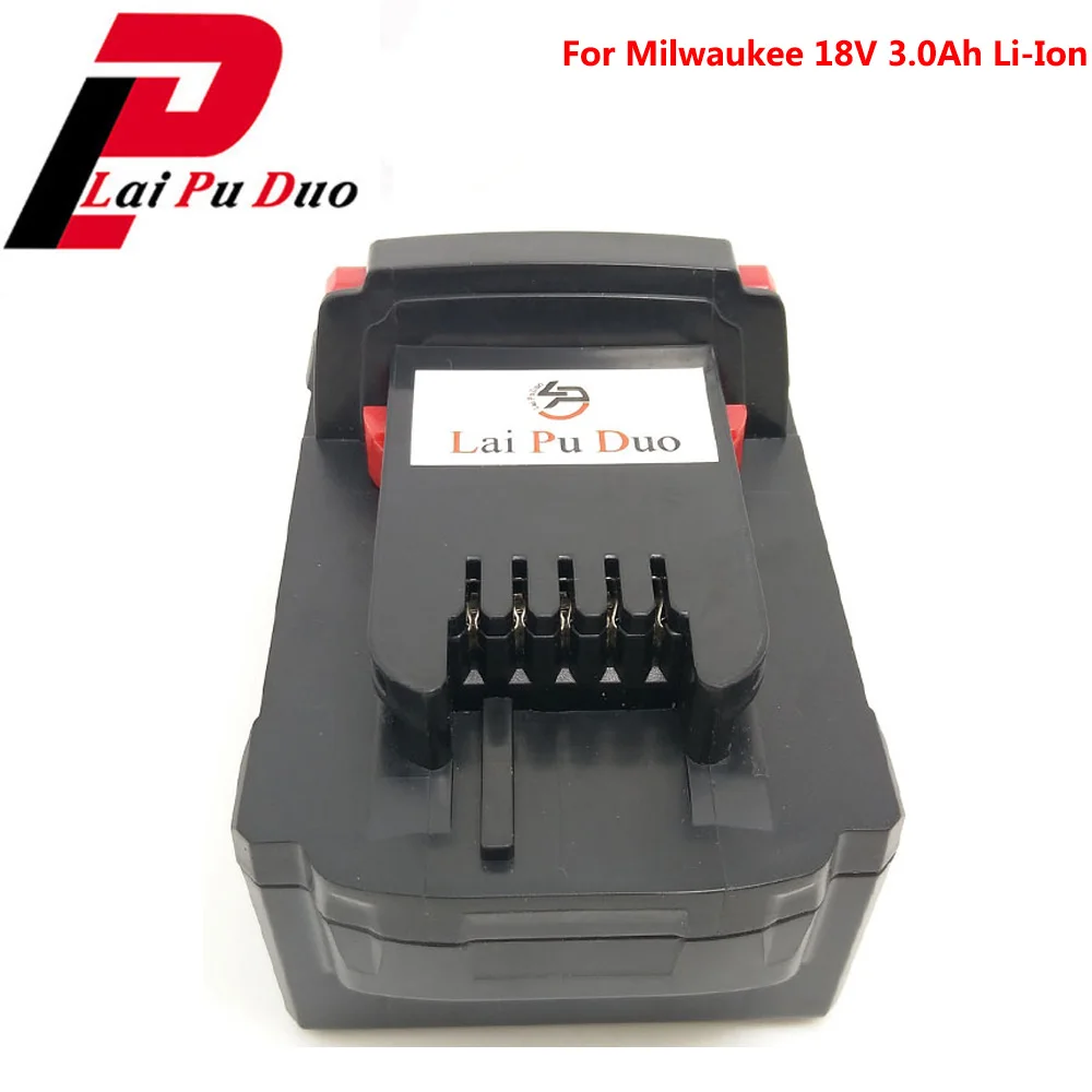 Замена для Milwaukee M18 3000mAh запасная 18В литий ионная аккумуляторная батарея XC 48 11 1828