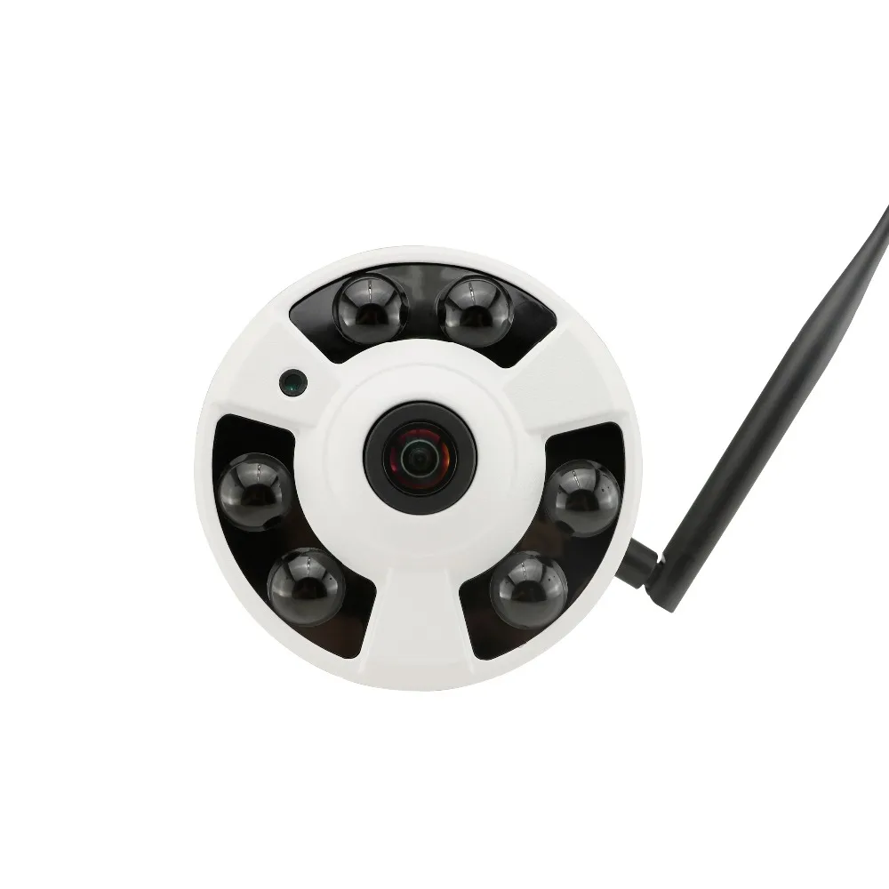 Hjt Дополнительный аудио HD 720 P IP Камера Беспроводной Wi-Fi Fisheye широкоугольный купол