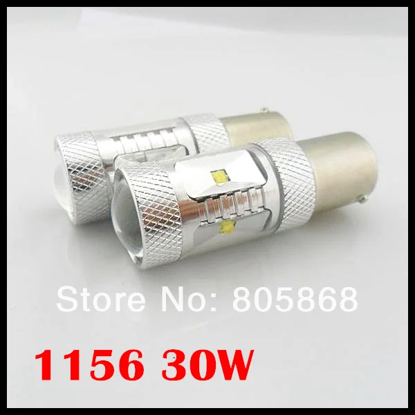 10 шт. яркие светодиодные кристаллы CREE 600 люмен 1156 30 Вт 1156/Ba15s/P21W | Автомобили и