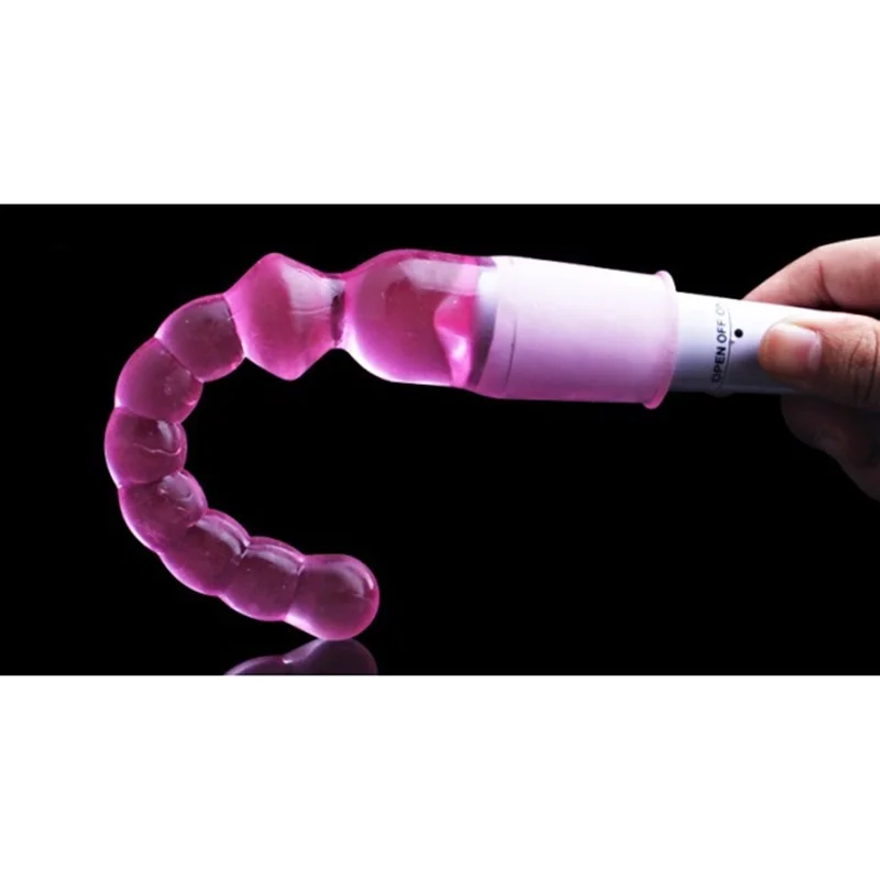 Анальная пробка с бусинами вибратор для мастурбации фаллоимитатор Анальный