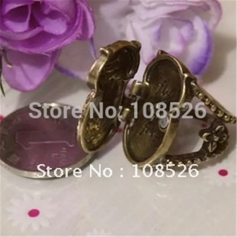 Enze Бесплатная доставка Новый дизайн сова кольцо мозаика магнит может открыть |