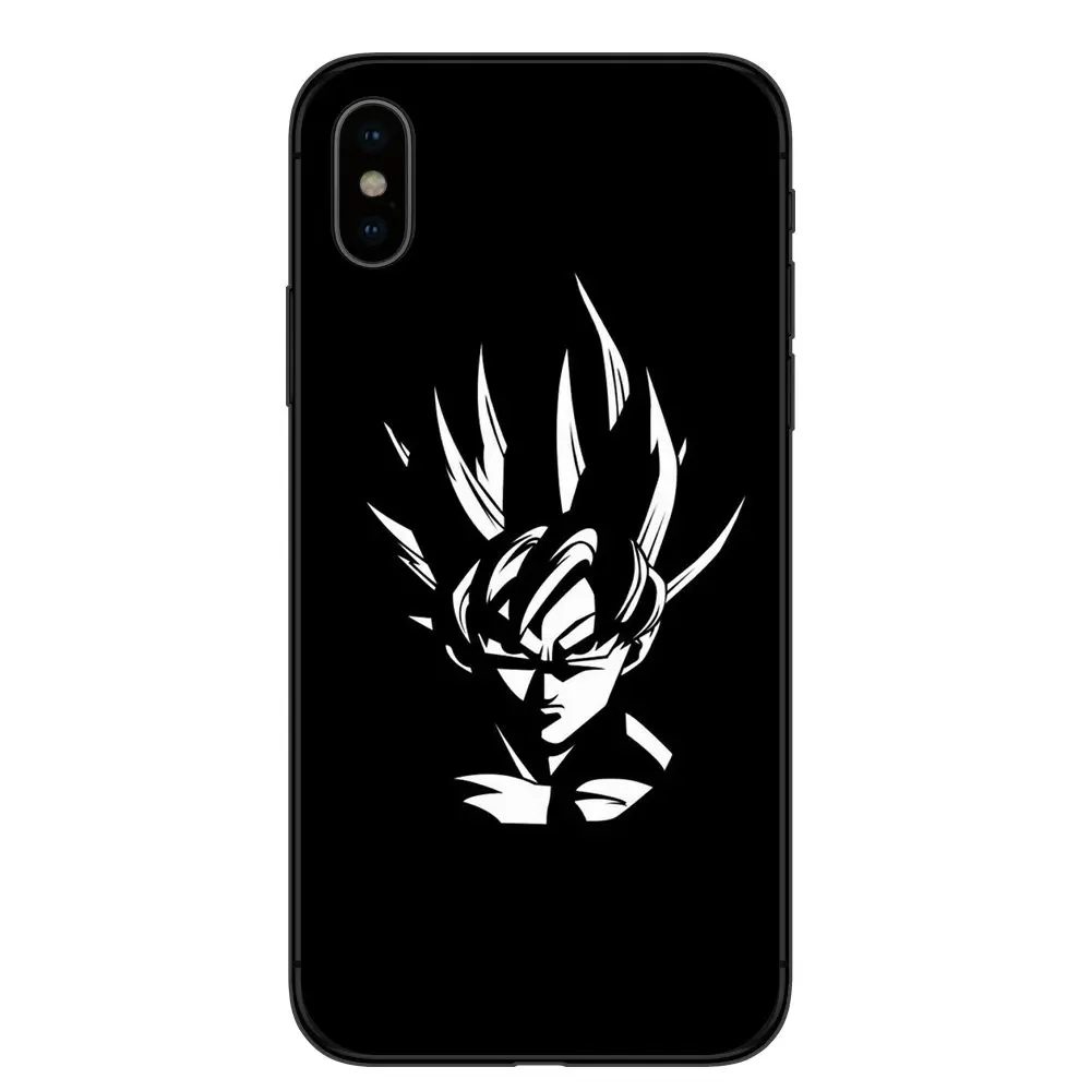 Dragon Ball Z Super DBZ Goku Fashion Coque для iPhone X XR XS MAX 8Plus 8 7Plus 7 6 6s plus 5s SE мягкий чехол для телефона ТПУ чехол Капа