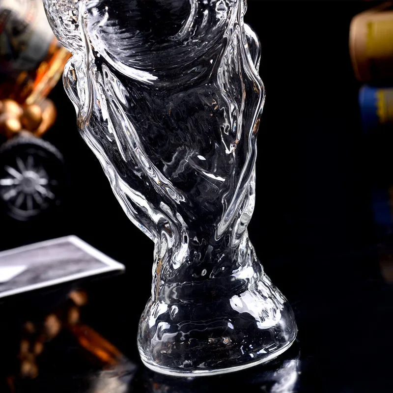 350ml/850ml Creative Glass Cup Bar Crystal Water Whiskey Wine Drinking The Football Design Beer Friend Gifts | Дом и сад