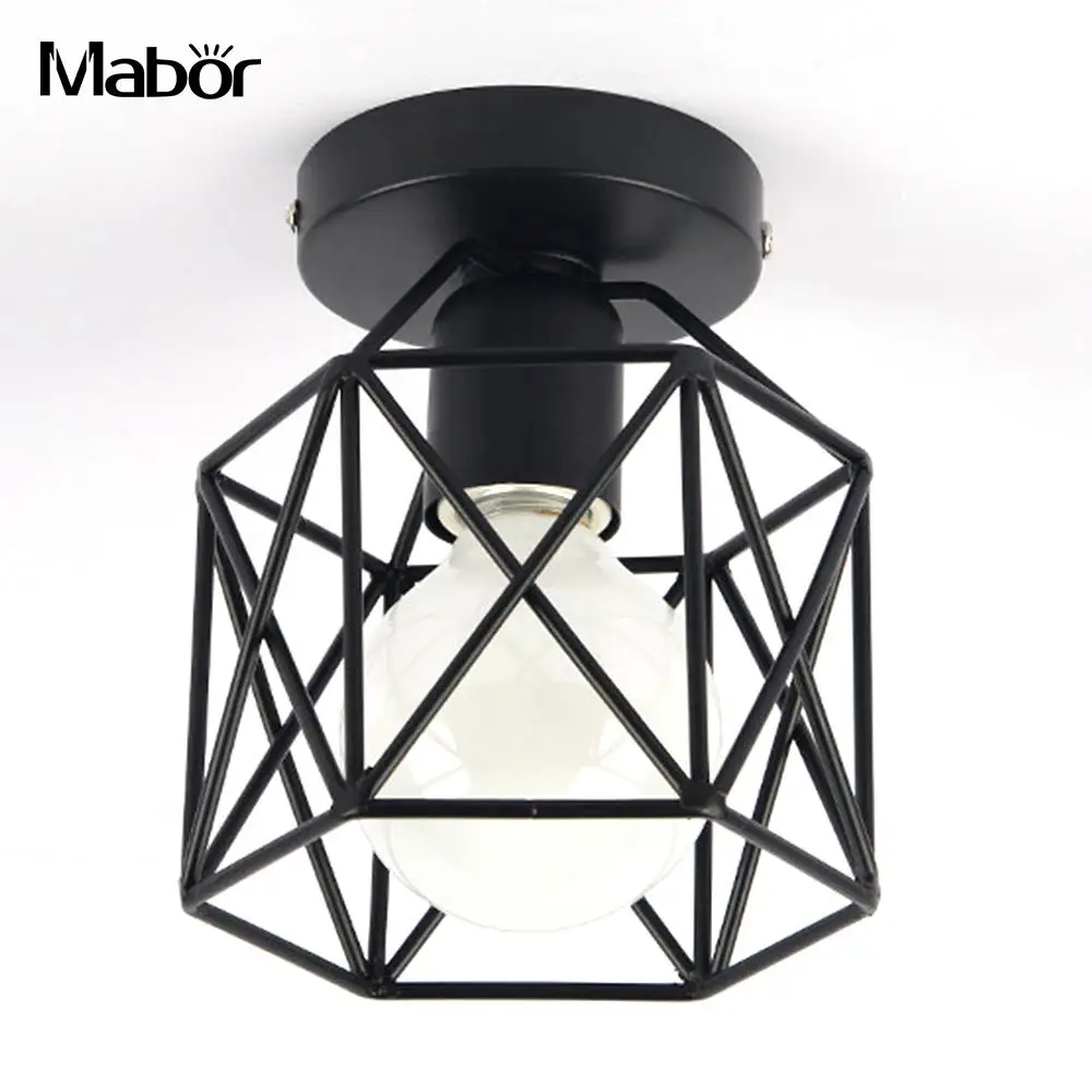 Square Pendant Lamp Home Decor LED Ceiling Down Light Walkway Kitchen Durable LED Down Light White Flush Mount Fixture Bedroom