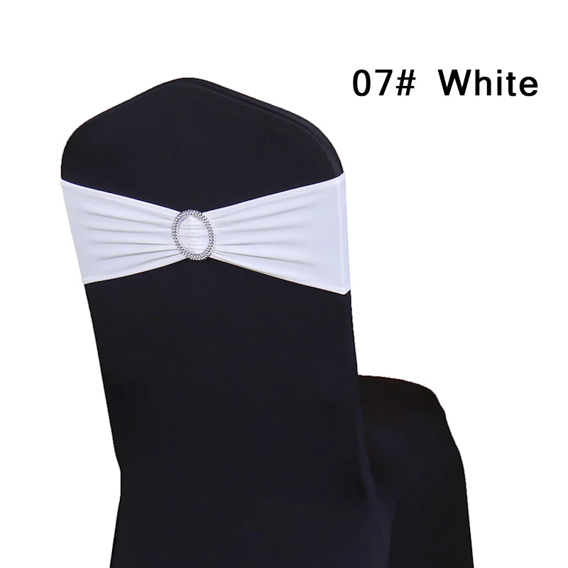 100 шт. эластичные ленты для стульев из спандекса и лайкры | Дом сад