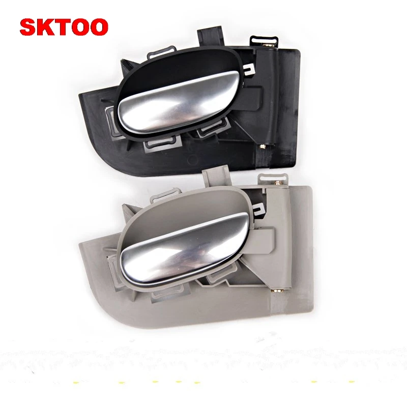 Хромированная и черная дверная ручка SKTOO для PEUGEOT 206 207 C2|black interior door handles|interior handledoor