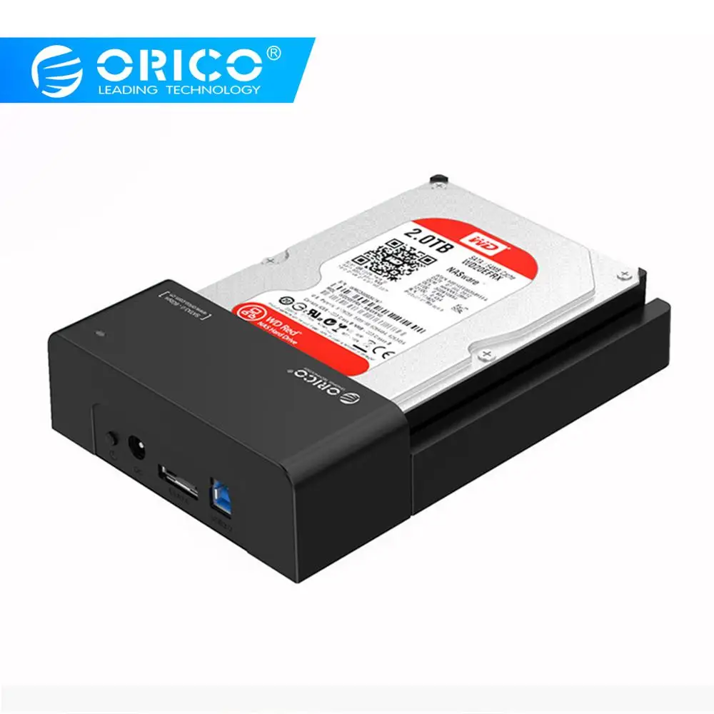 ORICO 2,5/3,5 дюйма USB3.0& SATA жесткий диск Док-станция SATA внешний жесткий диск Док-станция HDD SSD корпус
