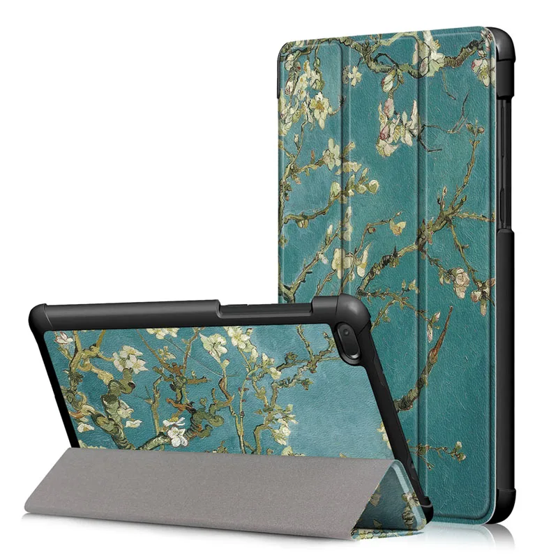Тонкий чехол книжка из искусственной кожи с принтом для Lenovo Tab E 7 0 E7 TB 7104 TB7104F