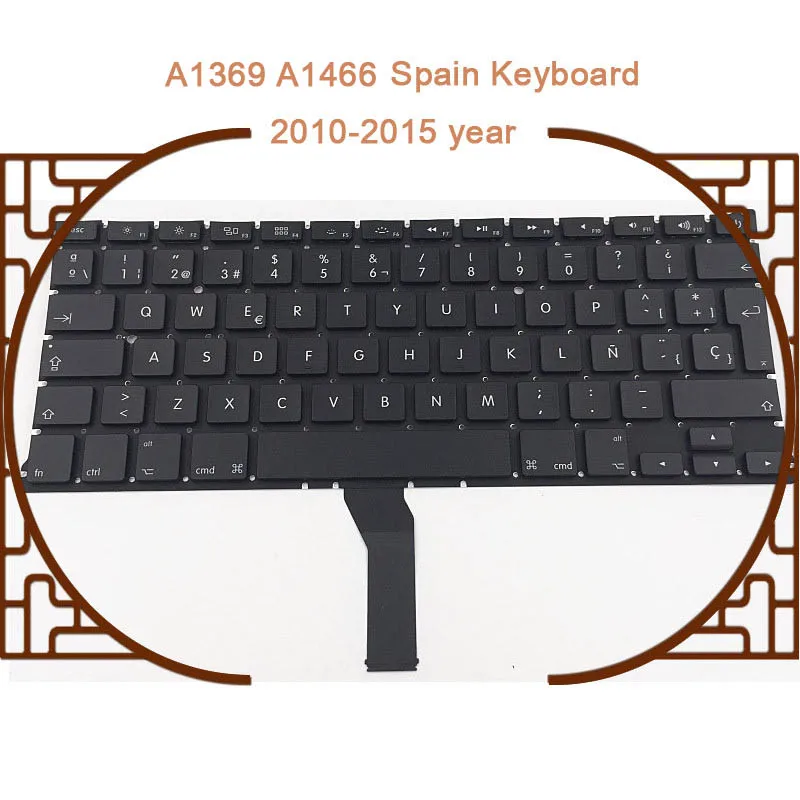 Клавиатура A1369 A1466 для Macbook Air клавиатура 13 дюймов Франция Италия Испания Россия