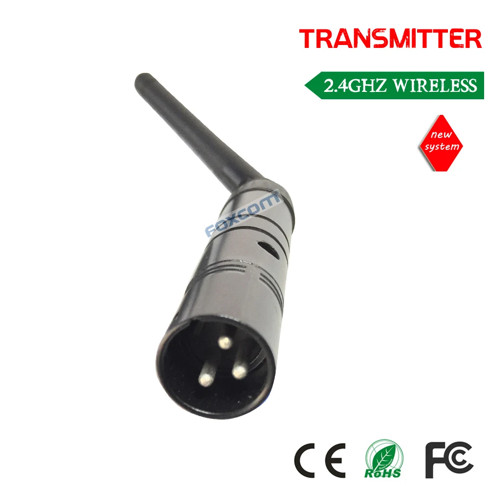 DHL Бесплатная доставка 2 4G беспроводной контроллер Dmx512 1 шт. передатчик 10 приемник