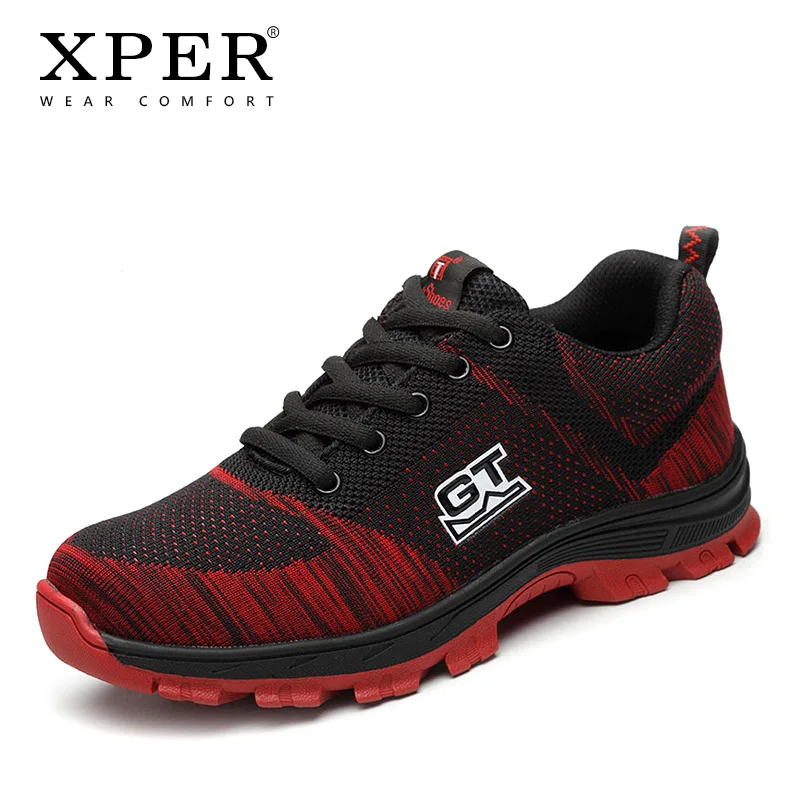 New Fashion Work Shoes Men Sneakers Brand Safety Footwear Steel Toe Outdoor Non-Slip Anti-Smashing Anti-Puncture #XP036 |