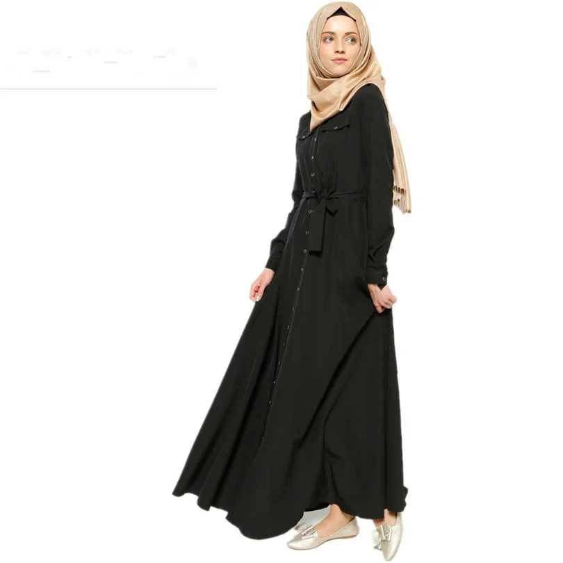 XL 7XL плюс Размеры взрослых Повседневное Зингель грудью халат мусульманин