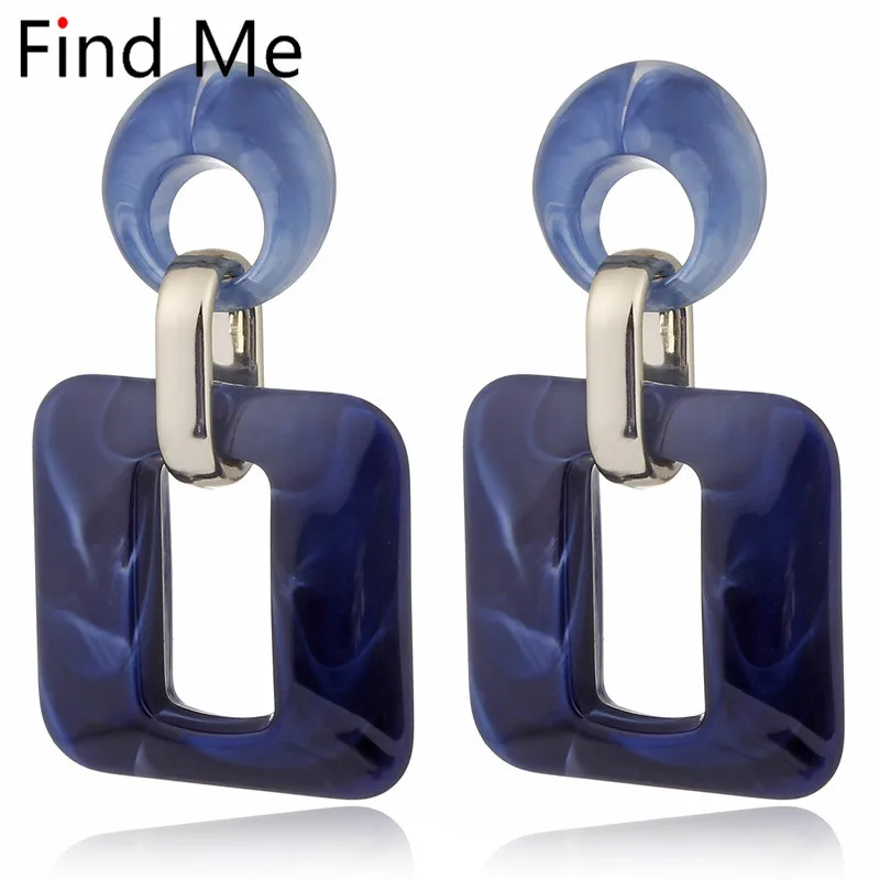 Find Me новые модные роскошные индивидуальные Цветные Висячие серьги в стиле бохо