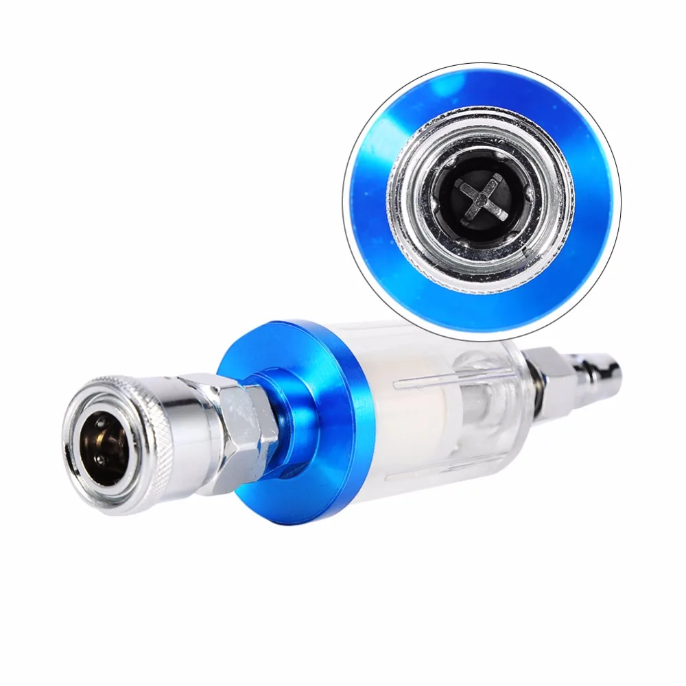 Распылитель Аэрограф Воздушный фильтр ловушка для воды ясный покраска