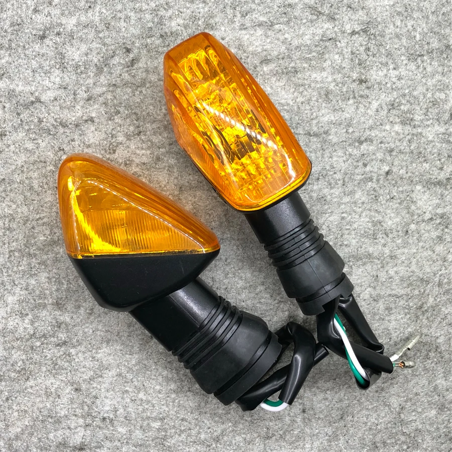 

1 Pair Motorcycle Front Rear Turn Signal Light Indicator Lamp For Kawasaki ZX-6R ZX-6RR Z750S KLE 500/650 VERSYS KLR650