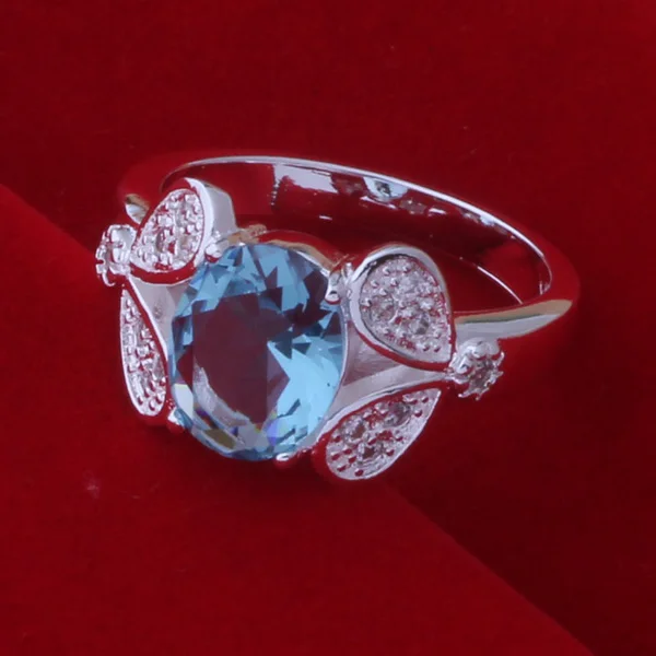 Кольцо из серебра 925 пробы модные ювелирные украшения кольцо для женщин и мужчин