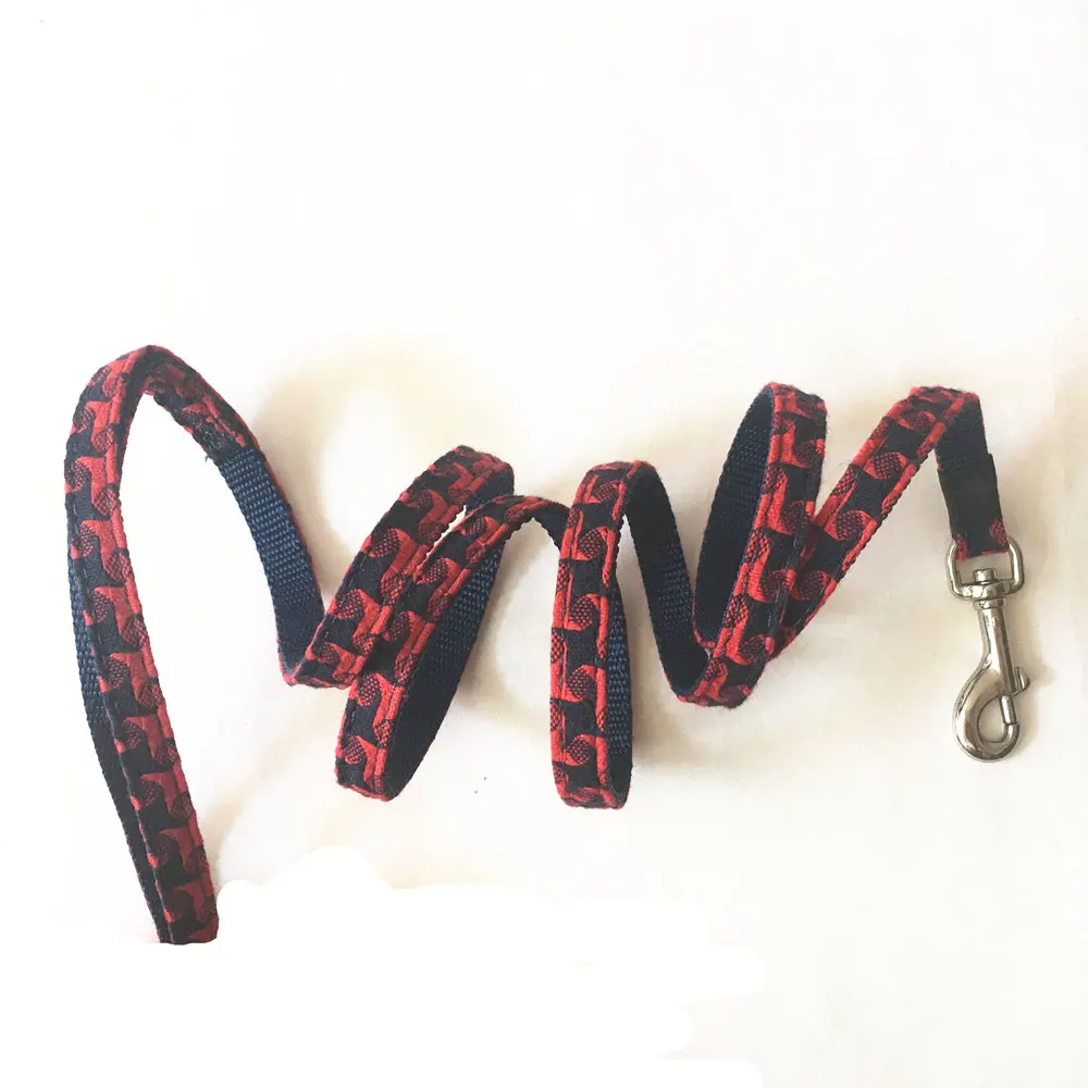 Ошейник для собак поводок щенков Мягкие ошейники поводки Набор с цветочным