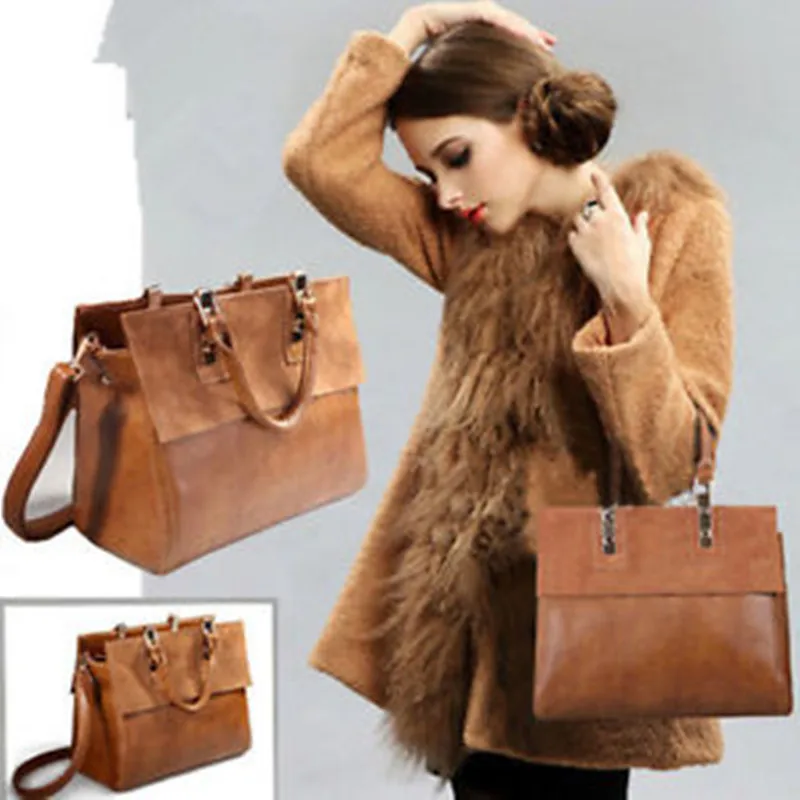 Большая вместительная Повседневная Сумка тоут 2019 женские сумки из натуральной