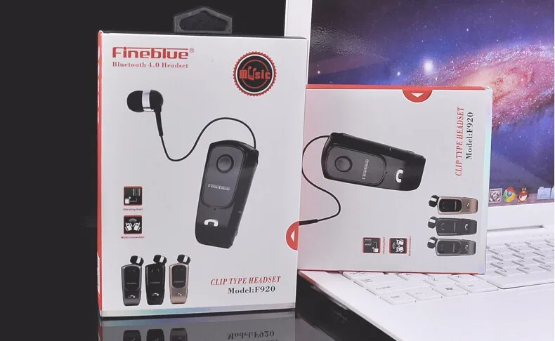 Новое поступление оригинальный FineBlue F920 Беспроводной гарнитура Bluetooth вызова