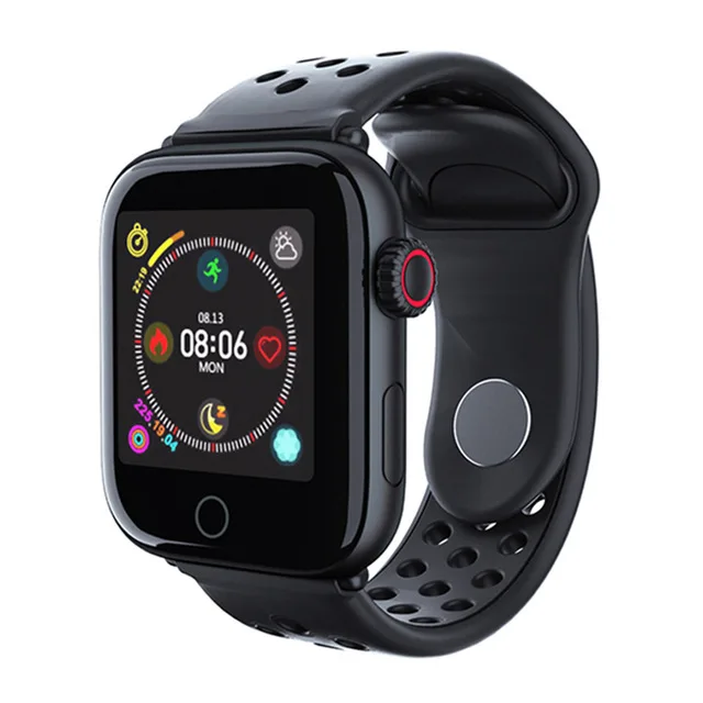 black Z7 водонепроницаемые Смарт-часы для apple iphone ios Android - Цвет ремешка: black