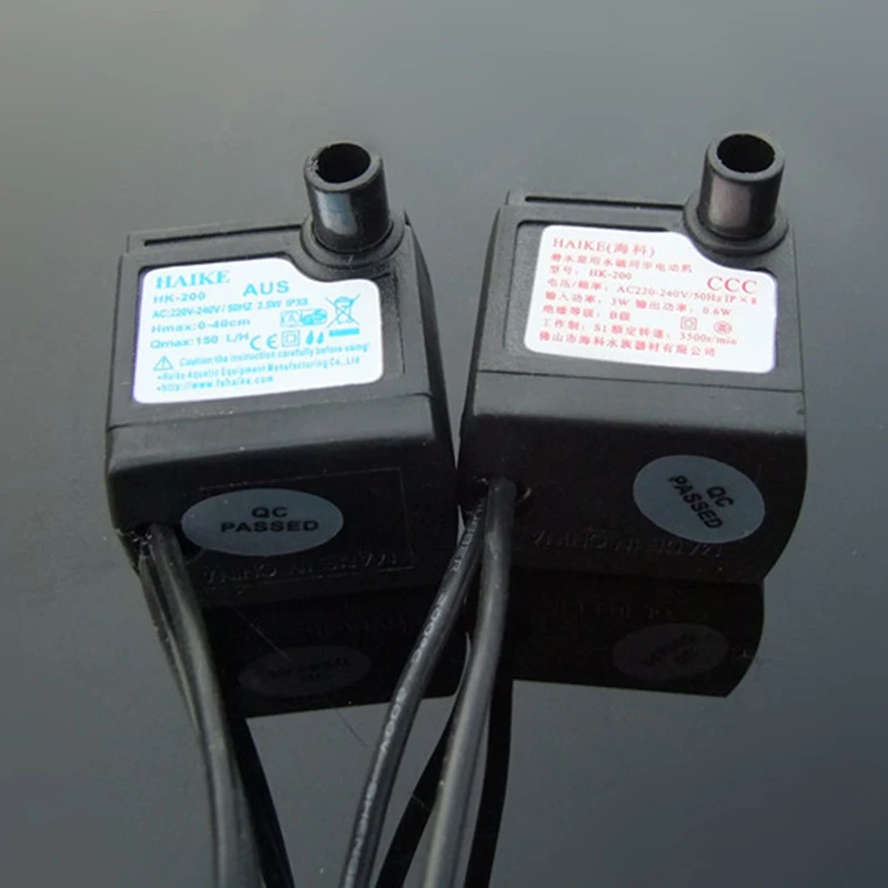 1 шт. AC 220 V 240 150L/H HK 200 погружной водяной насос Mute/Micro/Cycle подходит для