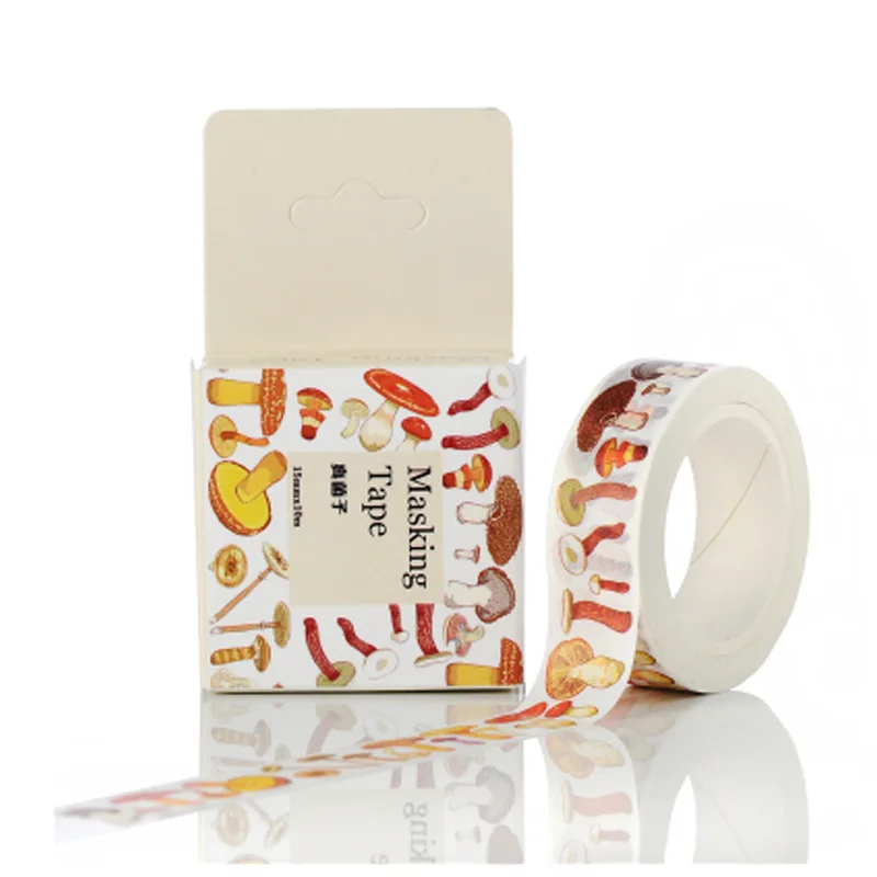 1 5 см в ширину различные коллекции декоративных скотчей виде грибов самодельные