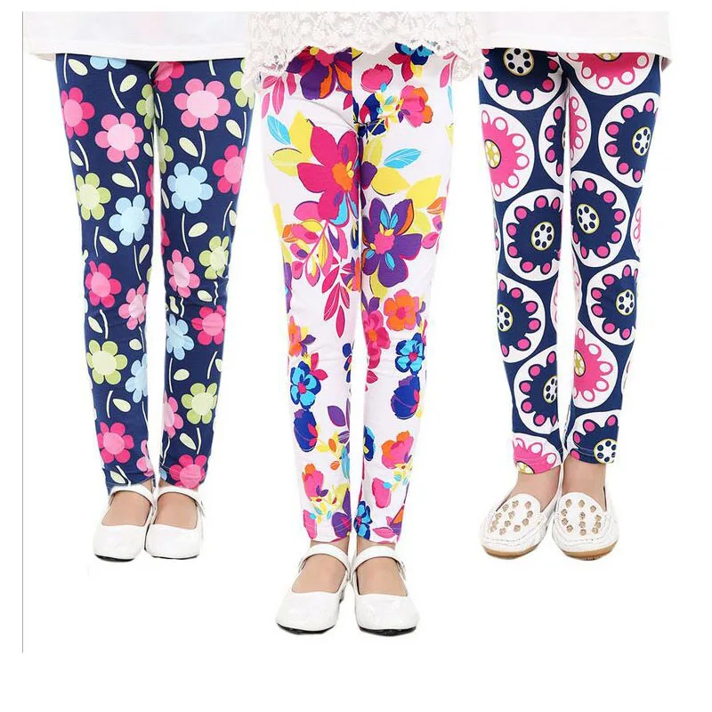 VEENIBEAR/летние Легинсы эластичные удобные штаны для девочек с принтом бабочки