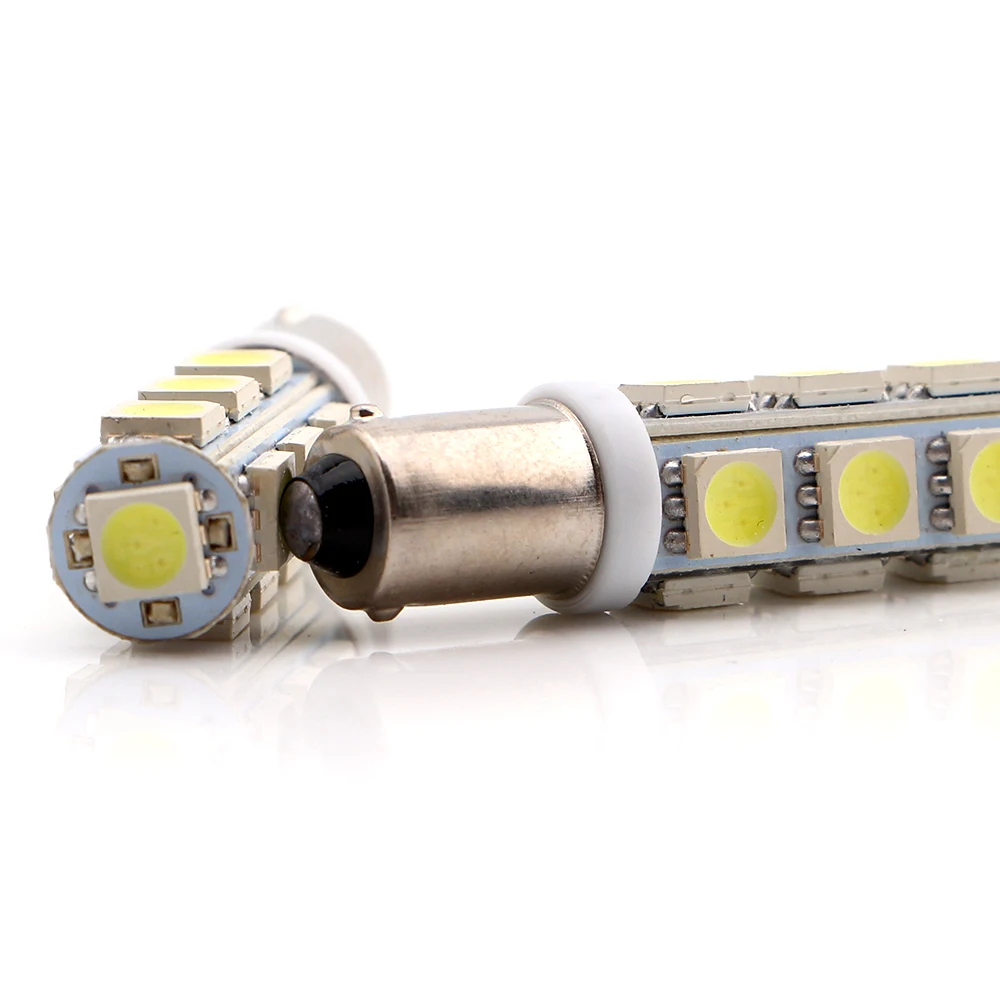 YM E Bright 24 в 4 шт. BA9S T11 T4W 5050 13 SMD светодиодный ные светильник пы для габаритных огней
