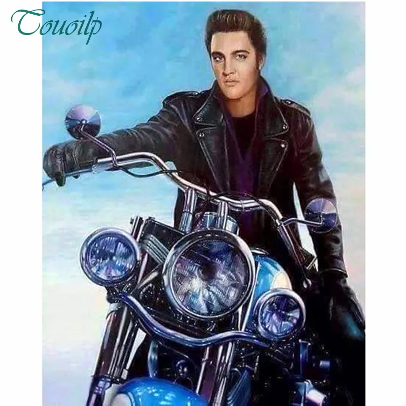DIY Full Square Diamond Embroidery Elvis Presley Tree Photo custom Painting Cross Stitch 3D Mosaic Decor | Дом и сад
