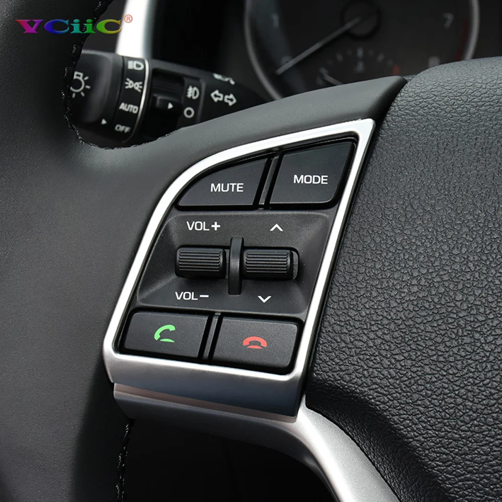 2 шт./компл. рулевого колеса автомобиля блестки крышка интерьера отделка для Hyundai