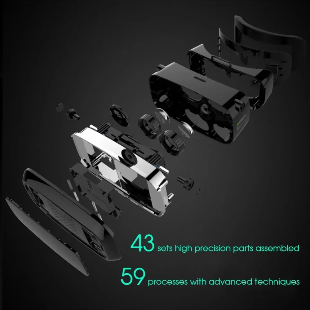 VR Shinecon Виртуальная реальность 3D очки Google Cardboard 2,0 Pro версия VR очки VR BOX 2,0 фильм для 4,5-6,0 'смартфона