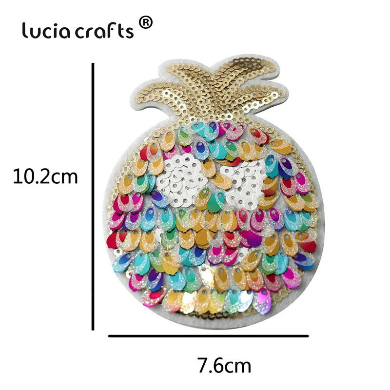 6 шт. патчи с пайетками и ананасами для одежды | Дом сад