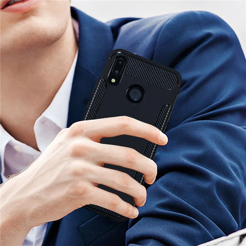 Модный Ударопрочный Мягкий чехол с узором для Huawei P20 lite Nova 3i 3E 2i Y5 Y6 Y7 Y9 2018 на Honor 9i 7A