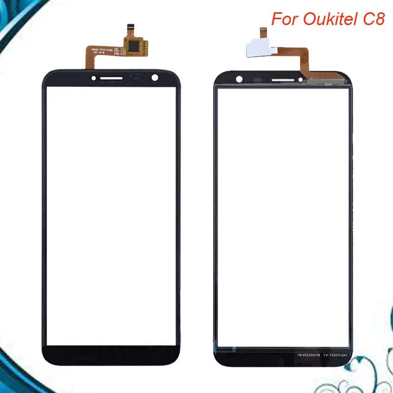 Для Oukitel C8 сенсорный экран Сенсорная панель Датчик черный/белый/синий цвета