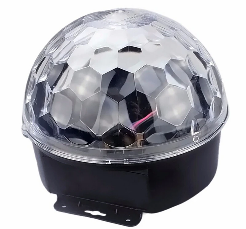 Бесплатная доставка DHL Мини RGB LED MP3 DJ клуб паб диско Вечеринка музыка Хрустальный