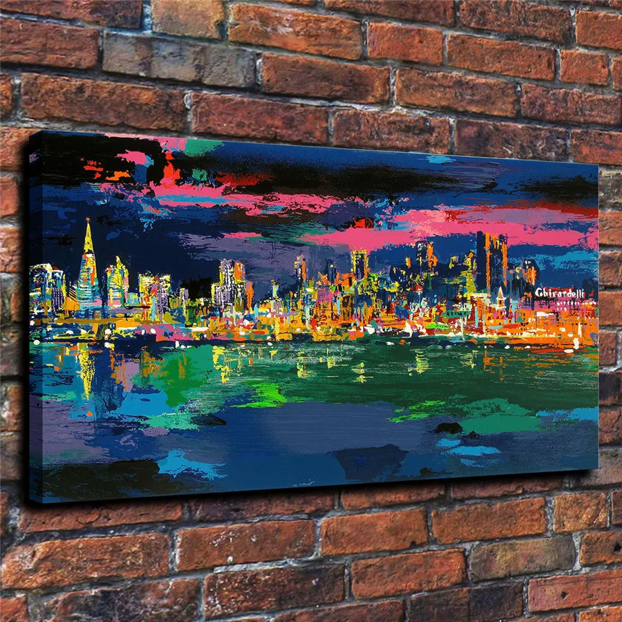 LeRoy Neiman музыка и спорт событие цветной принт Холст Картина гостиная спальня