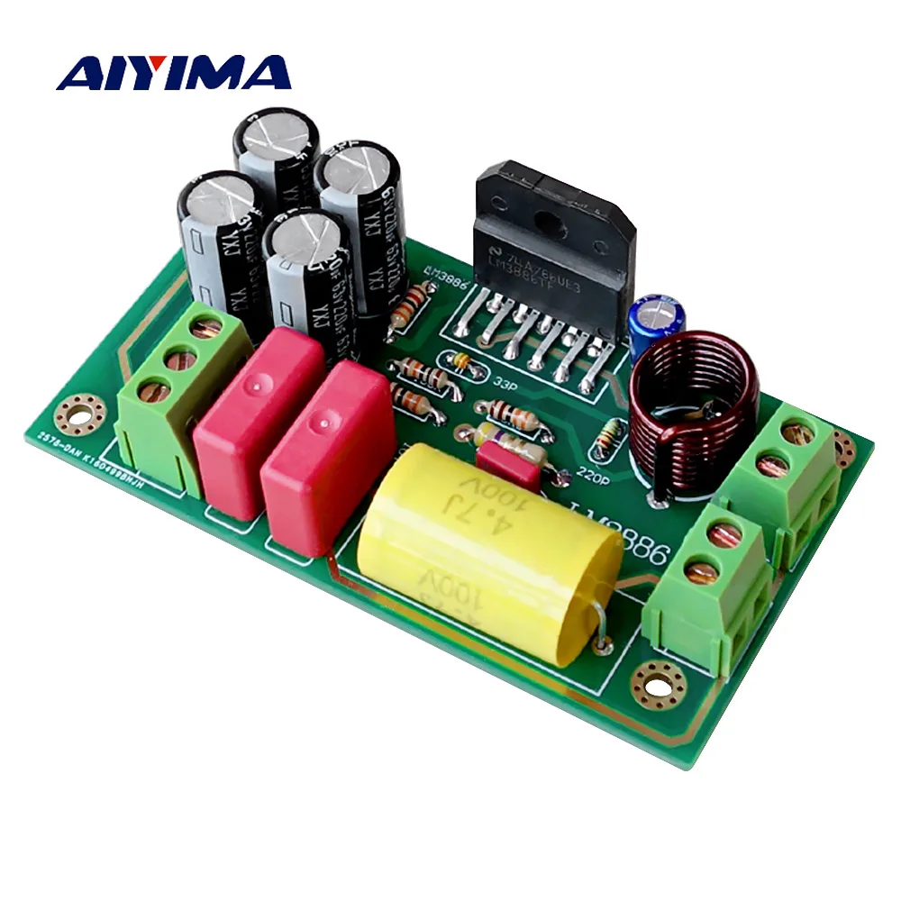 AIYIMA LM3886 CG Версия аудио усилитель доска Моно Amplificador Diy наборы низкий уровень искажений звуковая система Динамик домашний кинотеатр