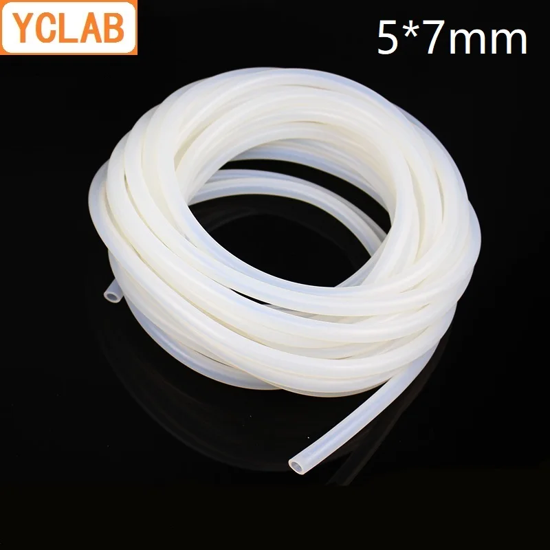 

YCLAB 5*7mm Silicone Tube Silica Gel Hose Flexible Rubber Water Pipe