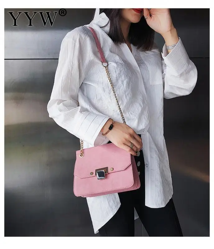 Модные желтые Для женщин мешок матовый одноцветное Цвета Mini Crossbody сумки на плечо Лидер продаж женские Искусственная кожа Bolsos Mujer черный