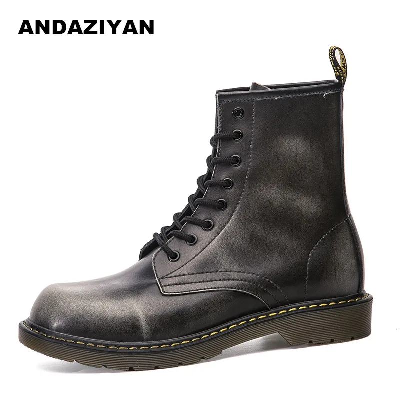 Всесезонные новые европейские и американские Ботинки Martin водонепроницаемые